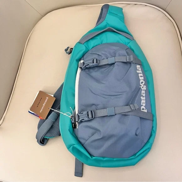 New with tag Patagonia Fresh Teal ATOM SLING 8L bag - Picture 2 of 8